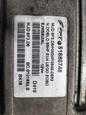 CENTRALITA MOTOR UCE, FIAT, II DOBLÒ (152)