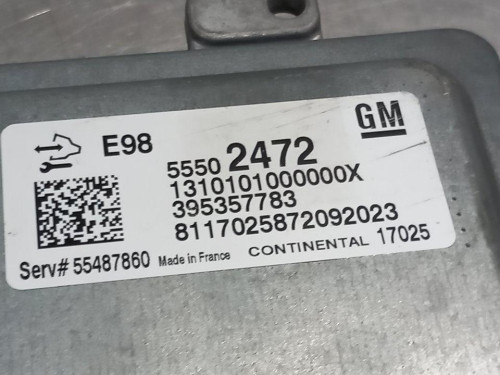  CENTRALITA MOTOR UCE OPEL INSIGNIA BERLINA 