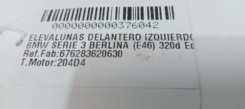  ELEVALUNAS DELANTERO IZQUIERDO BMW SERIE 3 BERLINA (E46) 