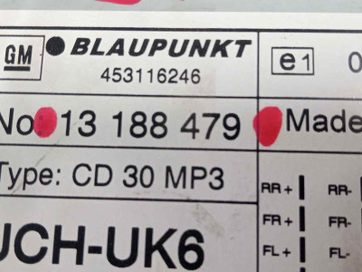 SISTEMA AUDIO / RADIO CD, OPEL, VECTRA C CARAVAN