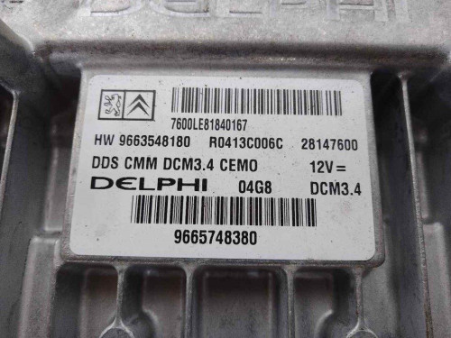CENTRALITA MOTOR UCE PEUGEOT 407 