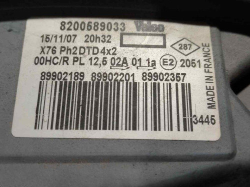 FARO DERECHO Renault KANGOO I (F/KC0) 