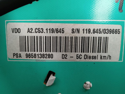 CUADRO INSTRUMENTOS, PEUGEOT, 407 SW