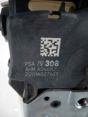 CERRADURA PUERTA DELANTERA DERECHA, CITROEN, C3