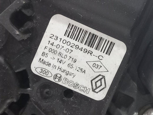  ALTERNADOR, DACIA, LOGAN MCV II FAMILIAR 