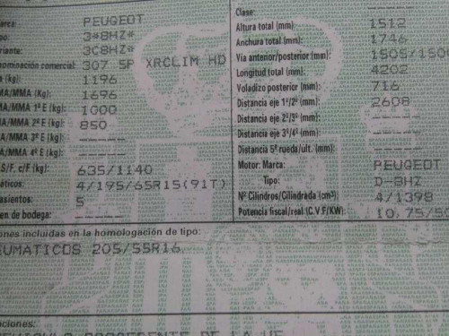  PEUGEOT 307 (S1)(04.2001) 