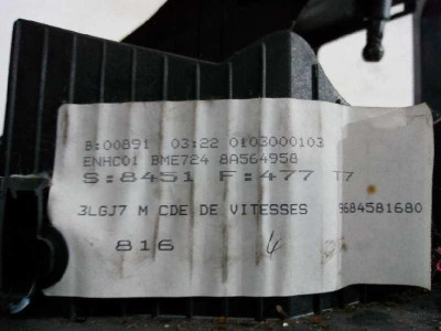 PALANCA CAMBIO, PEUGEOT, 308