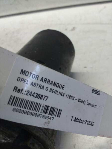  MOTOR ARRANQUE, OPEL, ASTRA G BERLINA 