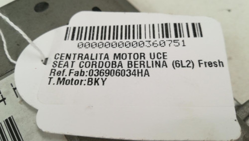  CENTRALITA MOTOR UCE SEAT CORDOBA BERLINA (6L2) 