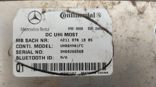 MODULO ELECTRONICO Mercedes-Benz CLASE ML (BM 164) 