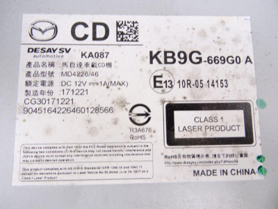 SISTEMA AUDIO / RADIO CD, MAZDA, CX-5 (KF)