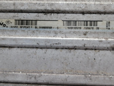 INTERCOOLER, RENAULT, MEGANE III BERLINA 5P