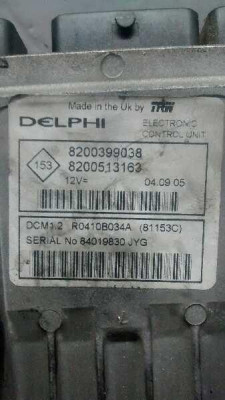 CENTRALITA MOTOR UCE, RENAULT, CLIO III