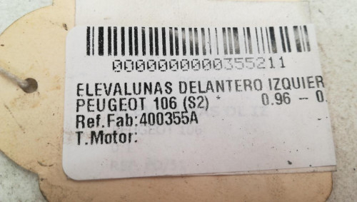  ELEVALUNAS DELANTERO IZQUIERDO 