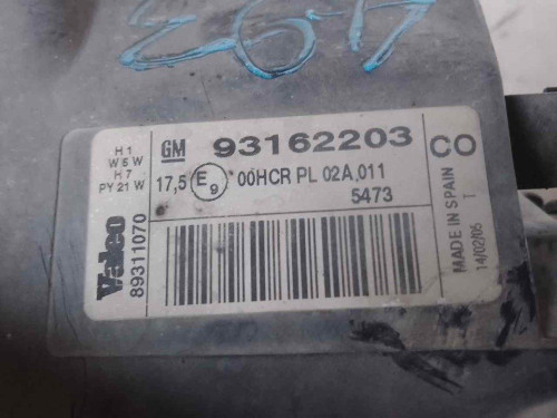 FARO IZQUIERDO OPEL TIGRA TWIN TOP 