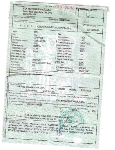  KIA CARNIVAL II (FL) 