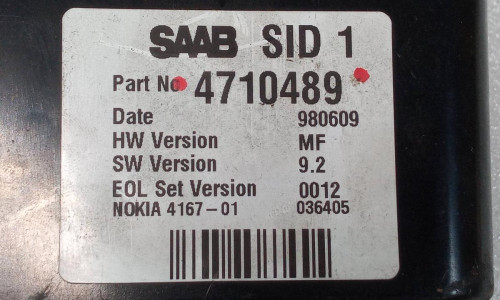  PANTALLA MULTIFUNCION, SAAB, 9-3 COUPÉ 