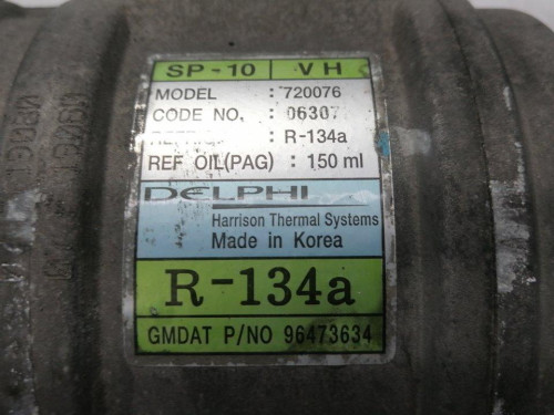 COMPRESOR AIRE ACONDICIONADO, CHEVROLET, KALOS 