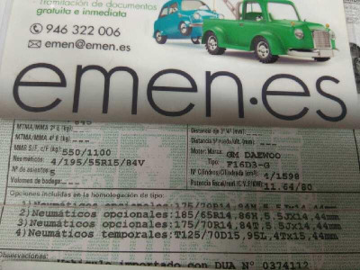 CHEVROLET NUBIRA BERLINA
