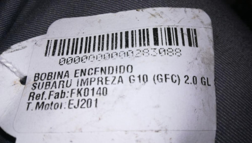  BOBINA ENCENDIDO SUBARU IMPREZA (G10/GFC) 