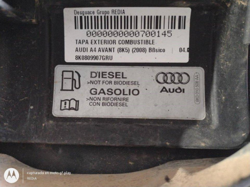  TAPA EXTERIOR COMBUSTIBLE AUDI A4 AVANT (8K5) 
