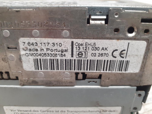  SISTEMA AUDIO / RADIO CD 