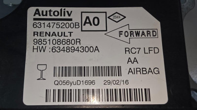 SENSOR DE BOLSA DE AIRE, RENAULT, TALISMAN