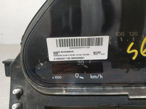  CUADRO INSTRUMENTOS Mercedes-Benz CLASE A (BM 168) 