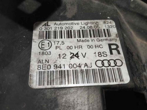 FARO DERECHO Audi A4 BERLINA (8E) 