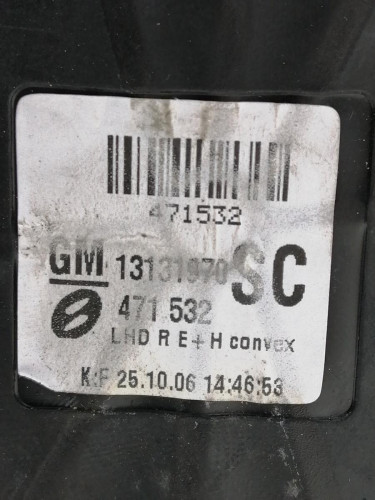  RETROVISOR DERECHO OPEL ZAFIRA B 