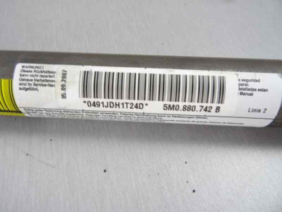 AIRBAG CORTINA DELANTERO DERECHO, VOLKSWAGEN, GOLF PLUS V (5M1)