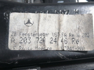 ELEVALUNAS DELANTERO DERECHO, MERCEDES-BENZ, CLASE C (BM 203) BERLINA