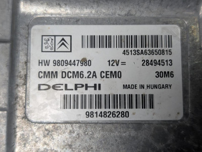 CENTRALITA MOTOR UCE, Peugeot, 508 SW