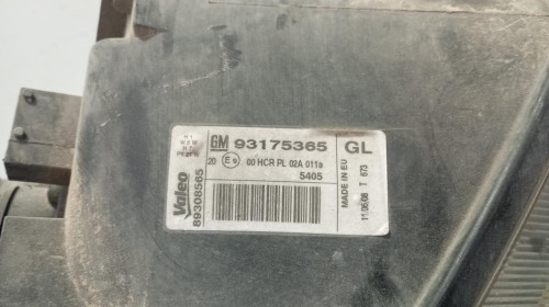 FARO DERECHO Opel MERIVA 
