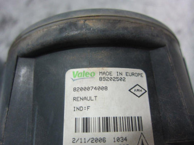 FARO ANTINIEBLA DERECHO, RENAULT, MEGANE II COUPE/CABRIO
