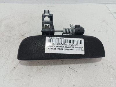 MANETA EXTERIOR DELANTERA IZQUIERDA, RENAULT, TWINGO III
