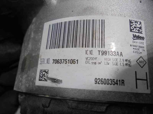  COMPRESOR AIRE ACONDICIONADO DACIA SANDERO II 