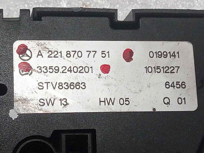 MANDO MULTIFUNCION, MERCEDES-BENZ, CLASE S (BM 221) LIM.