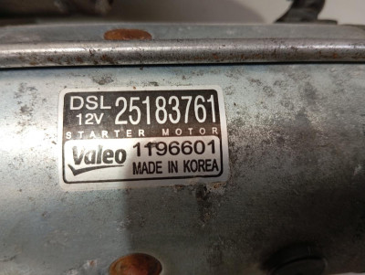 MOTOR ARRANQUE, CHEVROLET, CAPTIVA