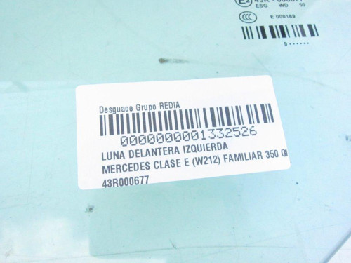 LUNA DELANTERA IZQUIERDA Mercedes-Benz CLASE E (BM 212) FAMILIAR 