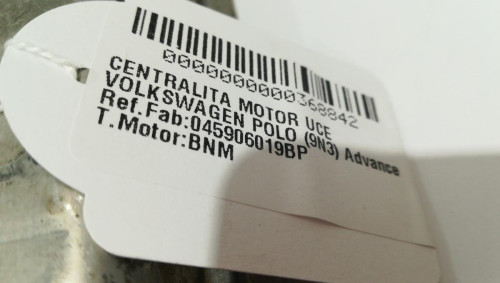  CENTRALITA MOTOR UCE Volkswagen POLO IV (9N3) 