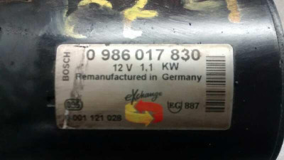 MOTOR ARRANQUE, SEAT, TOLEDO (1M2)