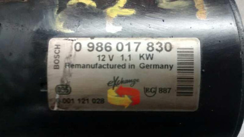  MOTOR ARRANQUE, SEAT, TOLEDO (1M2) 