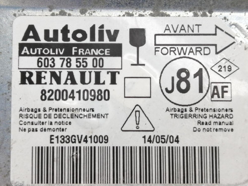  CENTRALITA AIRBAG RENAULT ESPACE IV (JK0) 