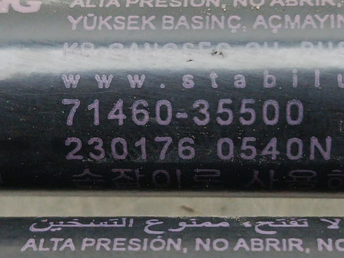 AMORTIGUADORES MALETERO / PORTON Ssangyong XLV 