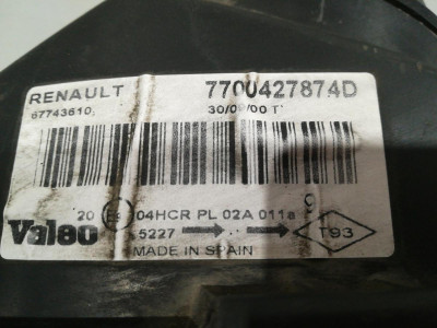 FARO IZQUIERDO, RENAULT, MEGANE I FASE 2 CLASSIC (LA...)