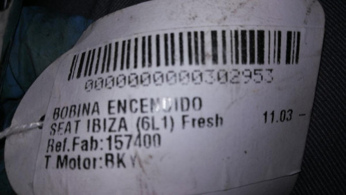  BOBINA ENCENDIDO, SEAT, IBIZA (6L1) 