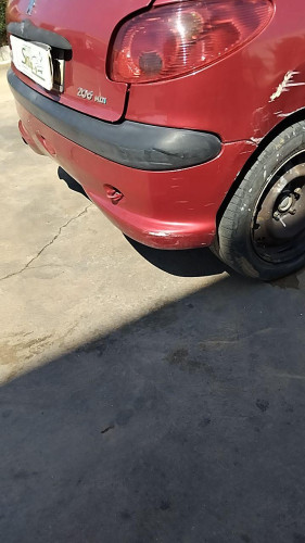 PARAGOLPES TRASERO Peugeot 206 (1998->) PEUGEOT 206 (1998->) 