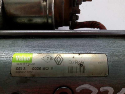 MOTOR ARRANQUE, RENAULT, LAGUNA II (BG0)