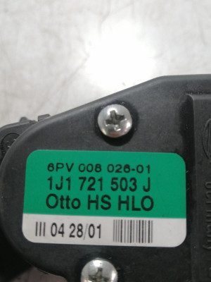 POTENCIOMETRO PEDAL, VOLKSWAGEN, GOLF IV BERLINA (1J1)(10.1997)